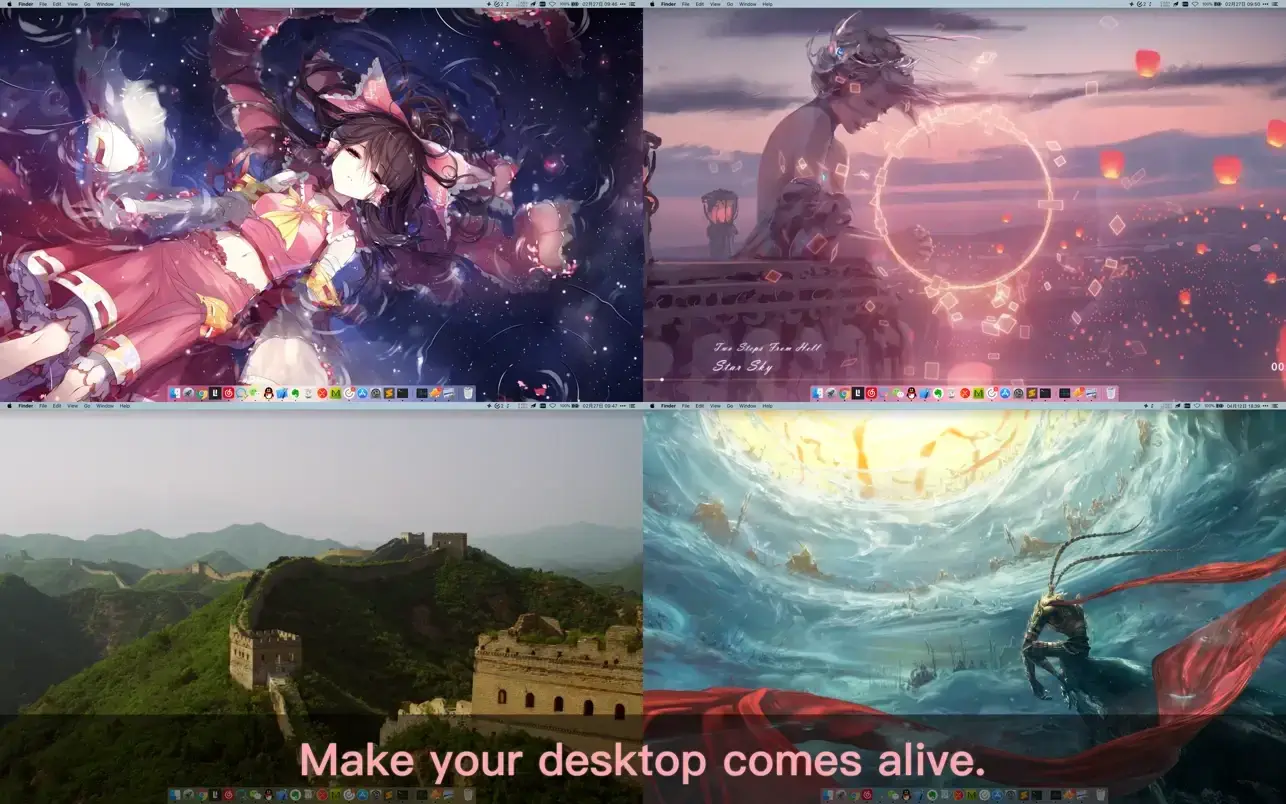 Dynamic Wallpaper Engine screenshot 1